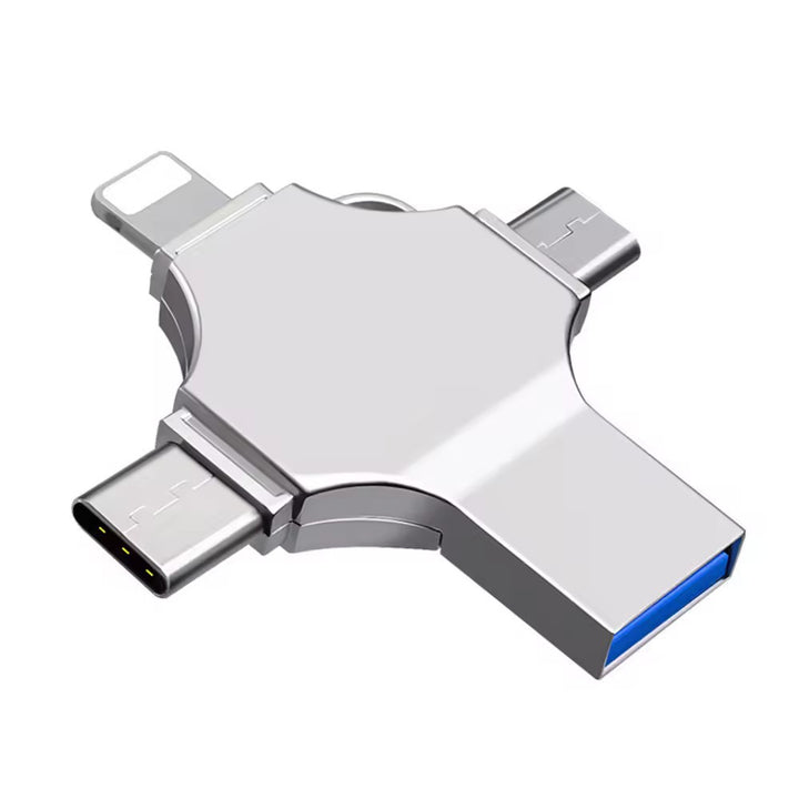 Versatile Dual-Connector USB Flash Drive Bowlift