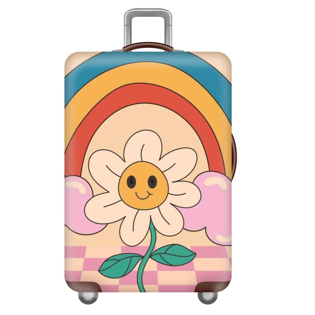 Women's Hard Shell Suitcase with Cheerful Bowlift Design
