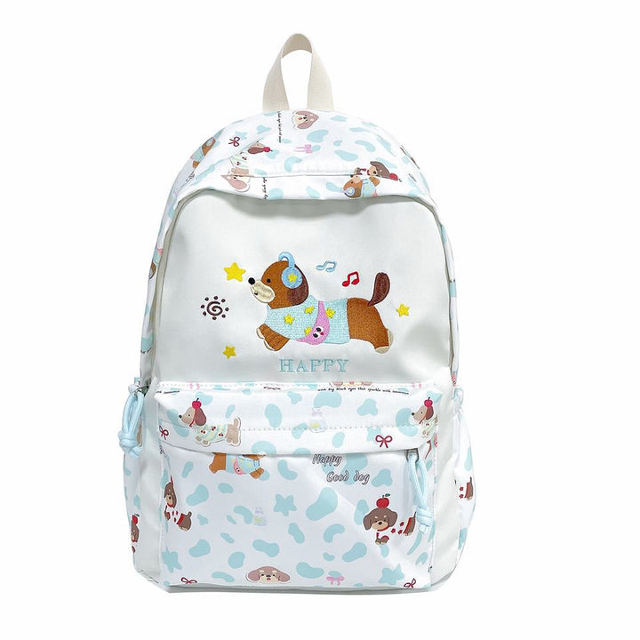 Adorable Animal-Themed Embroidered Backpack Bowlift