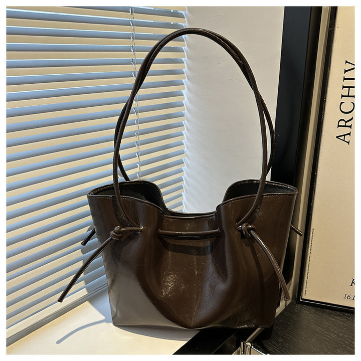 Stylish Leather Tote Bag Bowlift