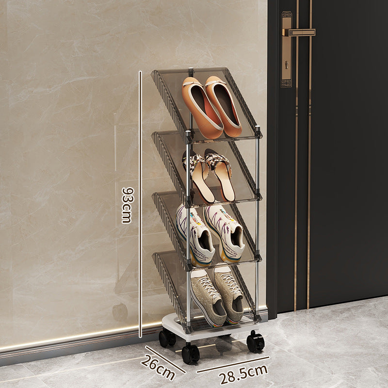 Shoe rack with transparent design Bowlift