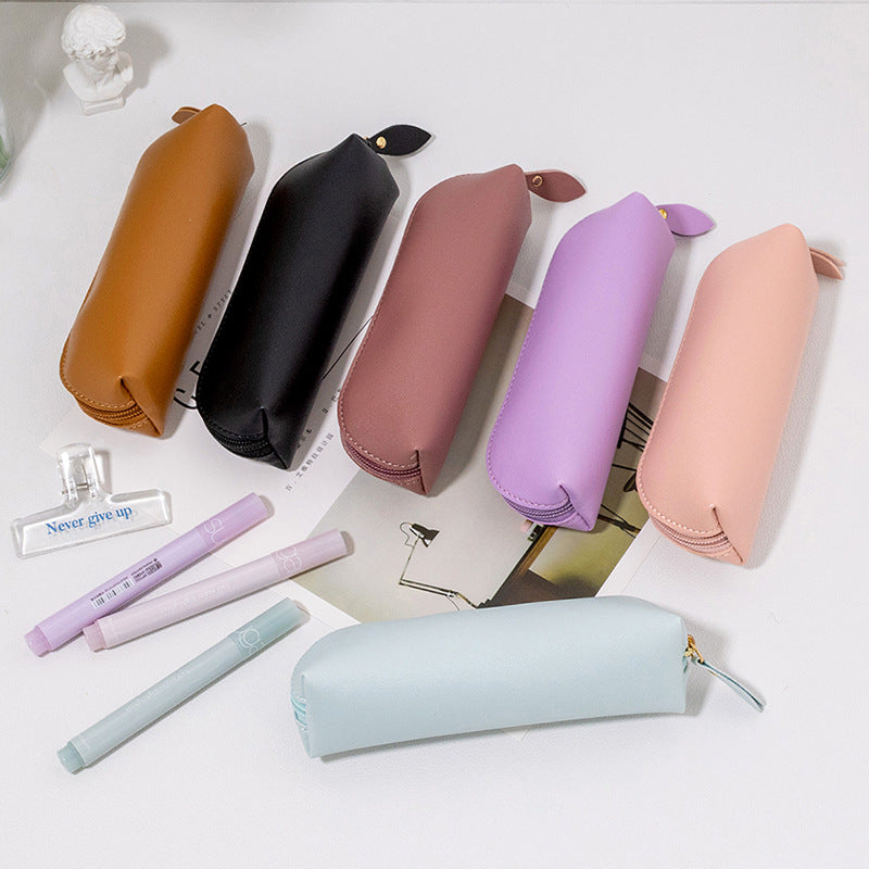 Elegant Leather Pencil Case Bowlift