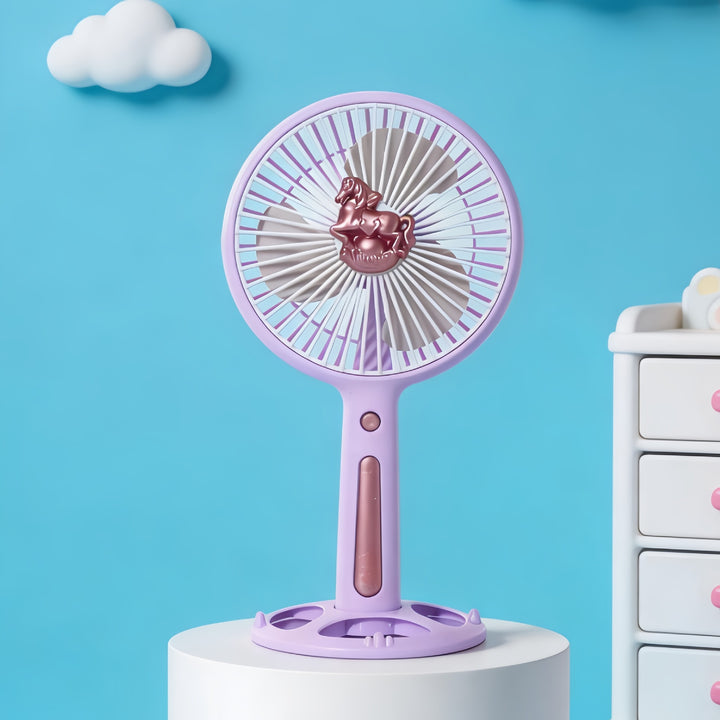 Women's Portable Mini Fan with Creative Animal Design Bowlift