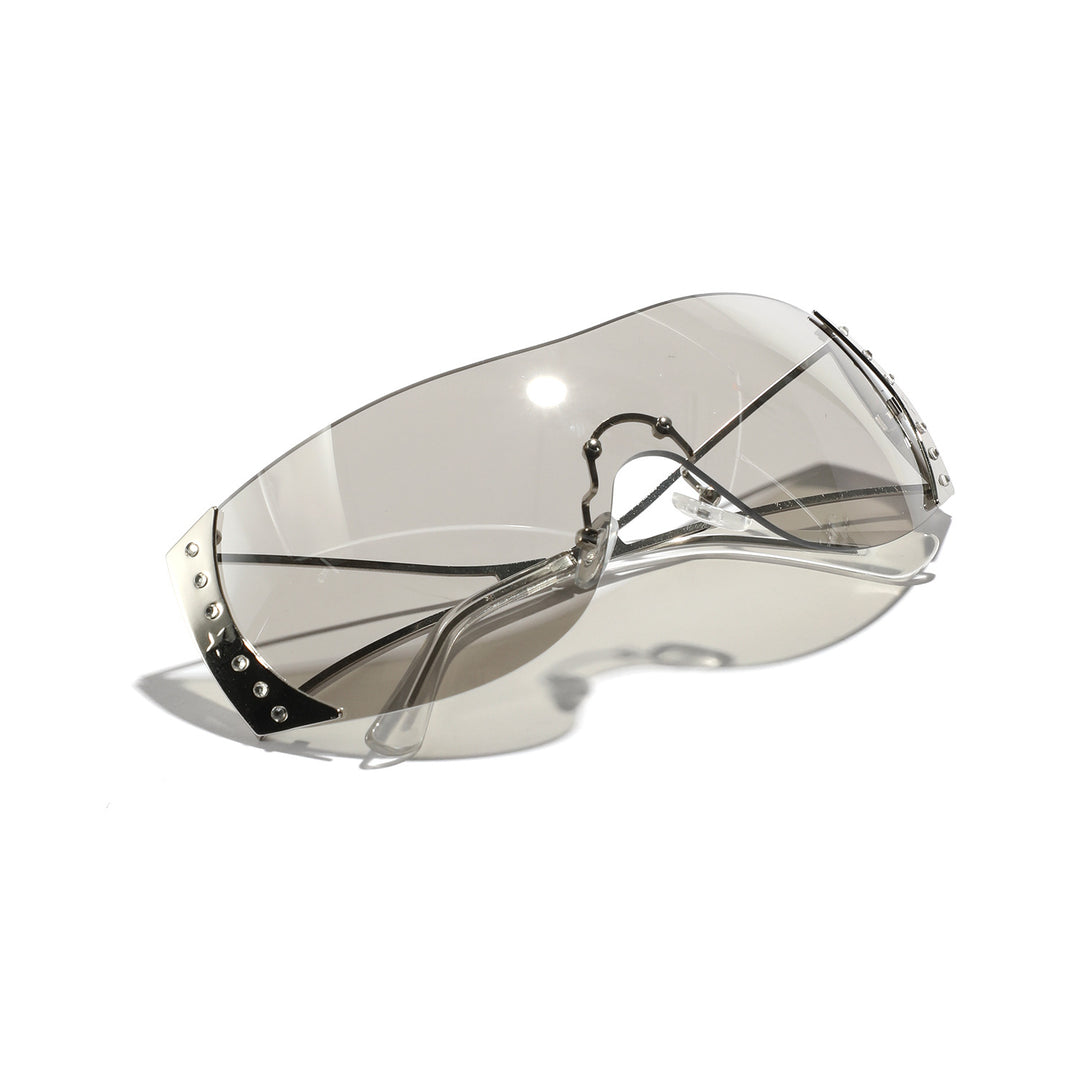 Women futuristic sunglasses with stylish frame and high-grade UV protection Bowlift
