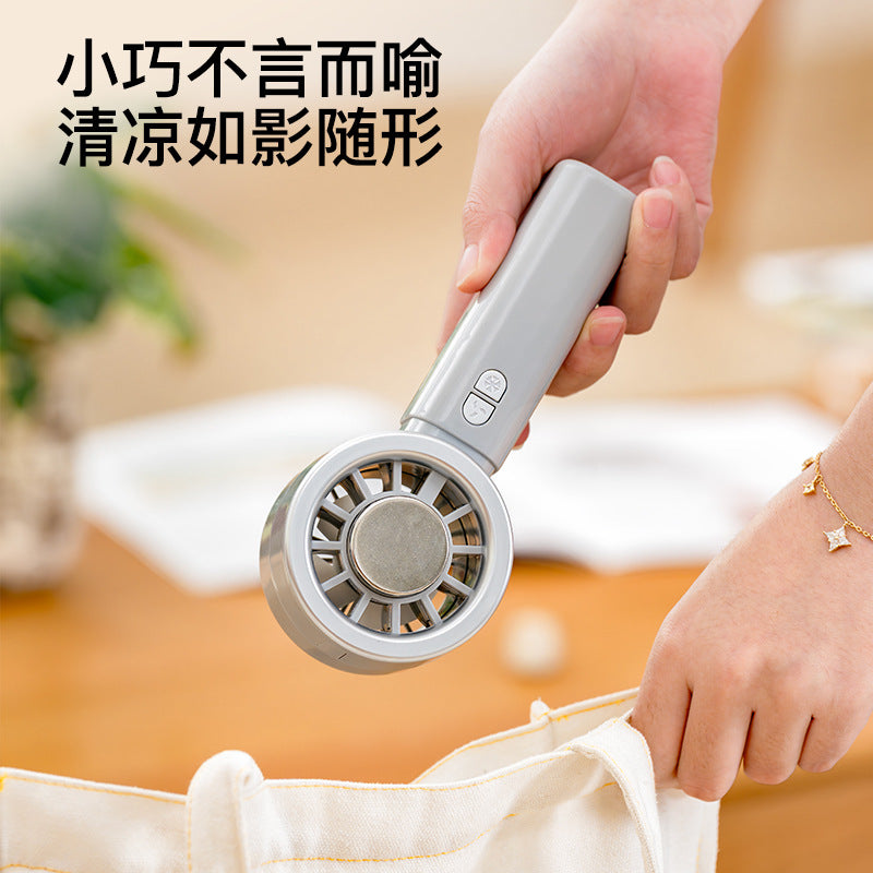 Women Portable Mini Cooling Fan with USB Connection and 5 Speeds Bowlift