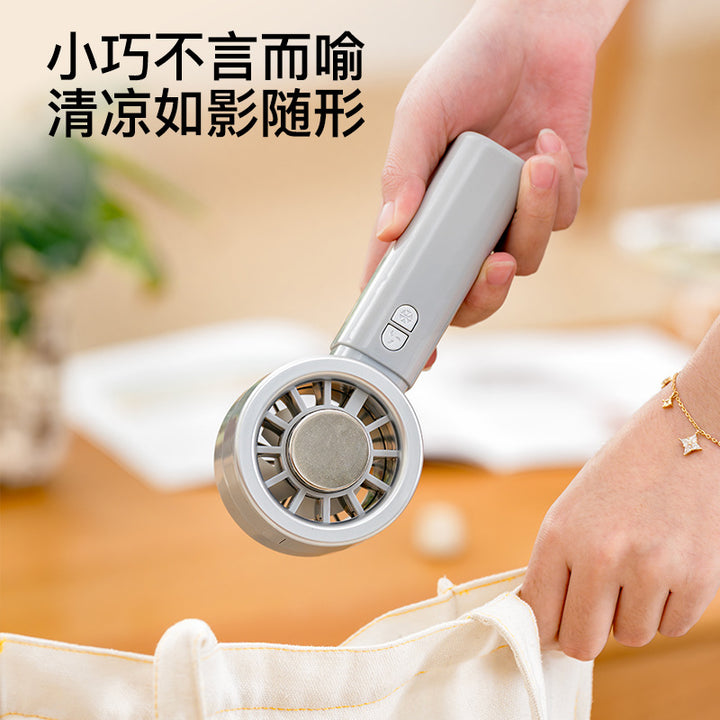 Women Portable Mini Cooling Fan with USB Connection and 5 Speeds Bowlift