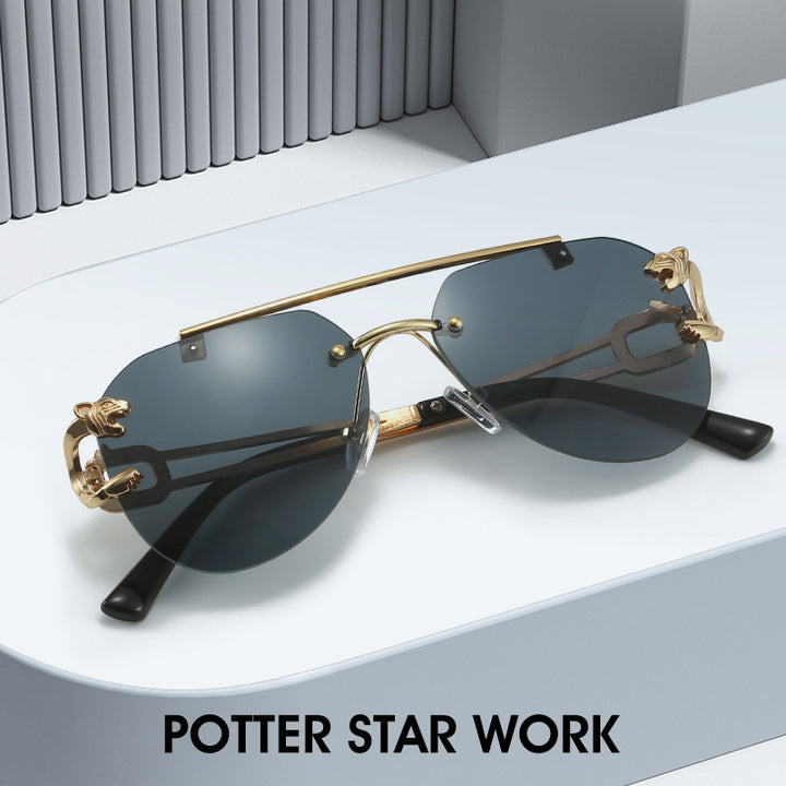 Ladies Designer Sunglasses with Elegant Metal Frame and Polarized Lenses Bowlift