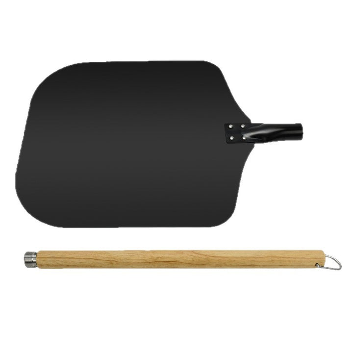 Large Rectangular Nonstick Pizza Peel with Detachable Wooden Handle Bowlift