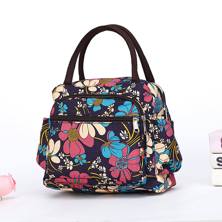 Cat Pattern Insulated Lunch Tote Bowlift