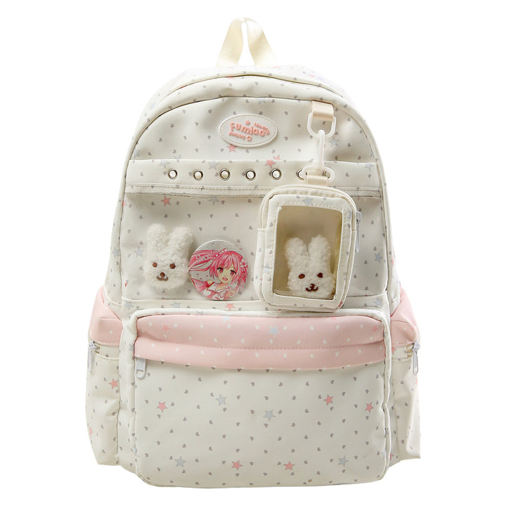 Transparent Pocketed Character Backpack Bowlift