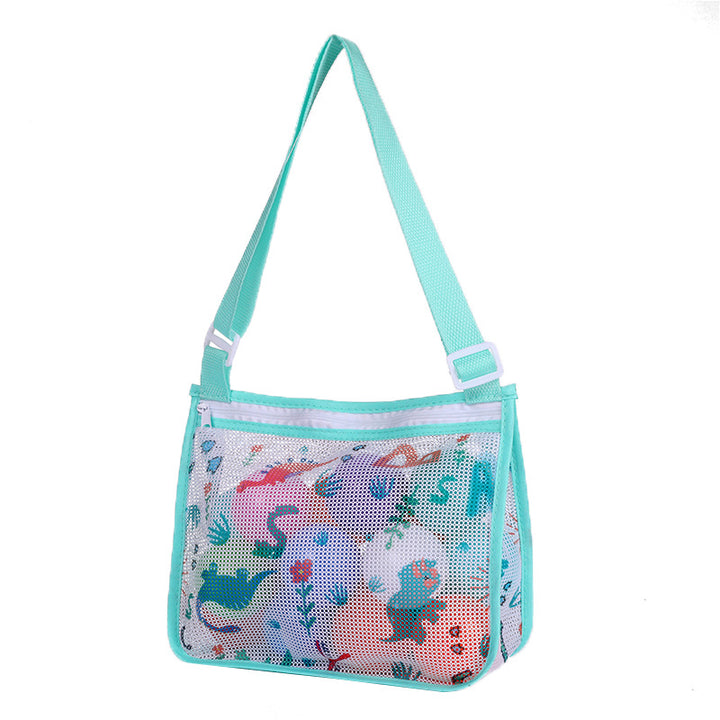 Versatile Beach Bag In Airy Mesh Design Bowlift