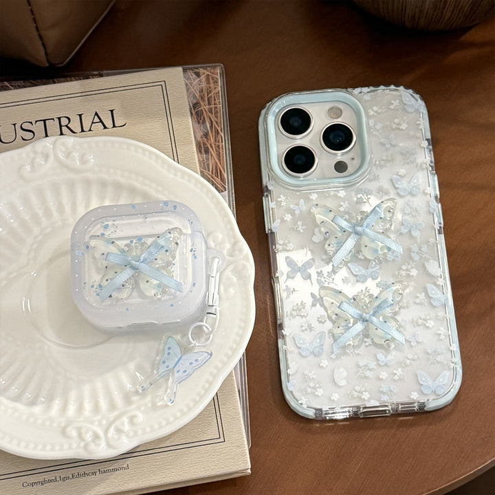Charming AirPods case with butterfly design Bowlift