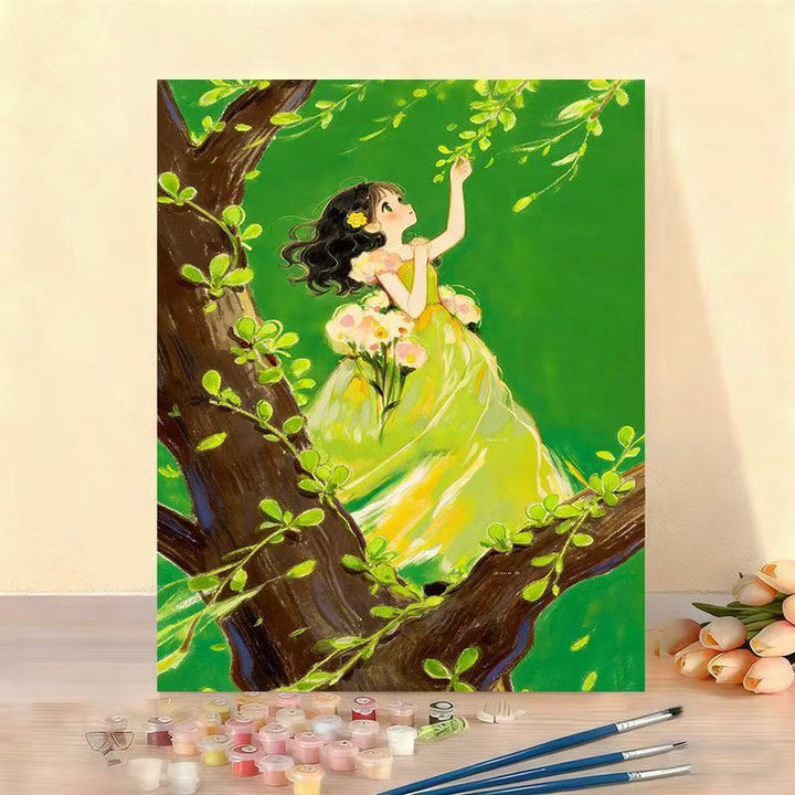 DIY Fairy Tale Canvas Painting Kit Bowlift
