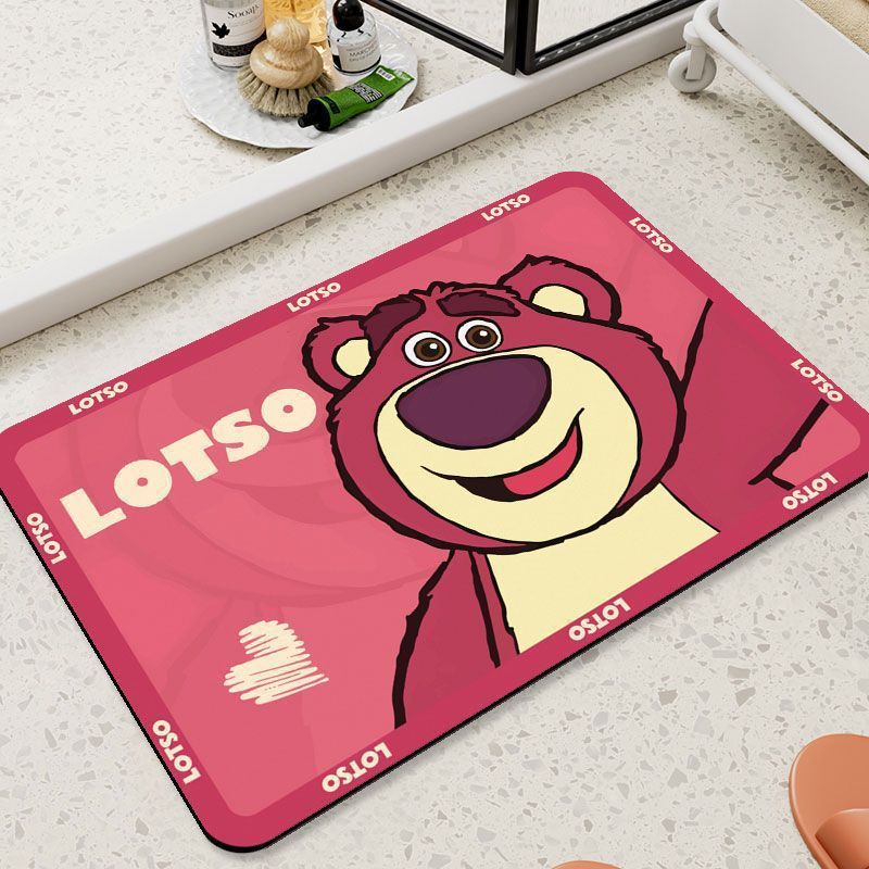 Cute Cartoon Bear Bath Mat