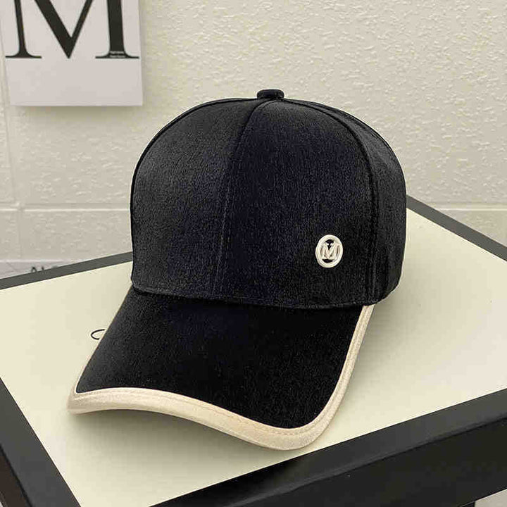 Women's Shiny Satin Baseball Cap Bowlift