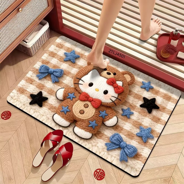 Cute Cartoon Theme Bath Mat