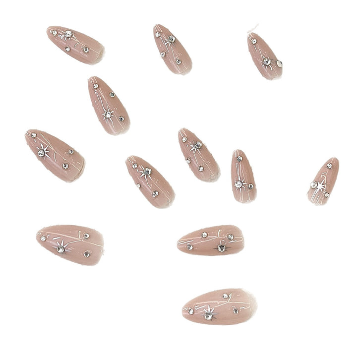 Elegant Decorative Press-On Nail Tips Bowlift