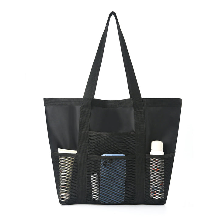 Padded shopping bag with side mesh pockets Bowlift