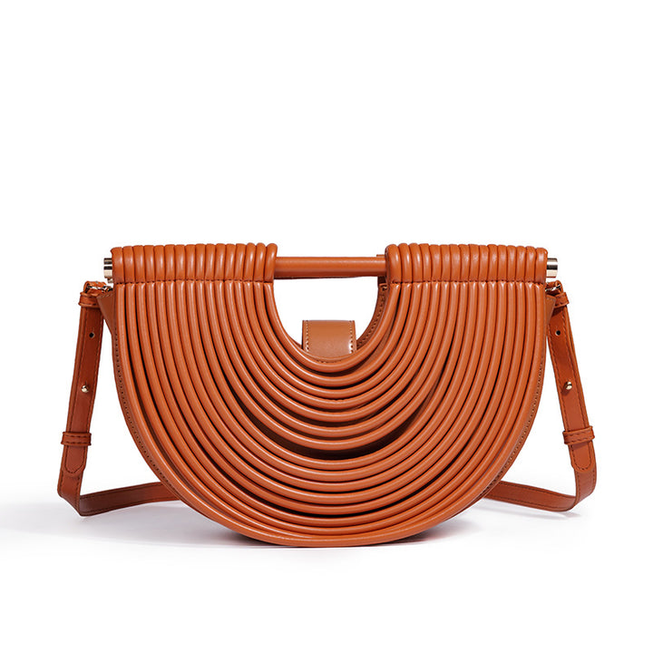 Structured Half-Circle Handbag Bowlift