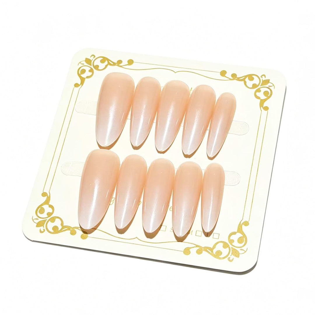 Glossy Ombre Press-On Nail Tips Bowlift