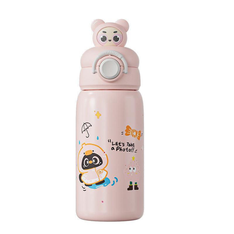 Women's insulated children's drinking bottle with cute animal design Bowlift