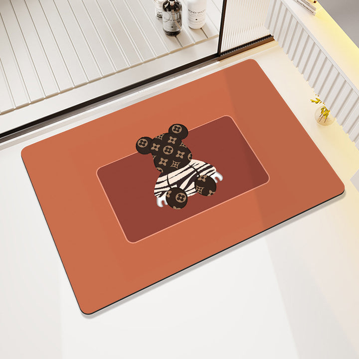 Artistic Cartoon Entrance Mat Bowlift