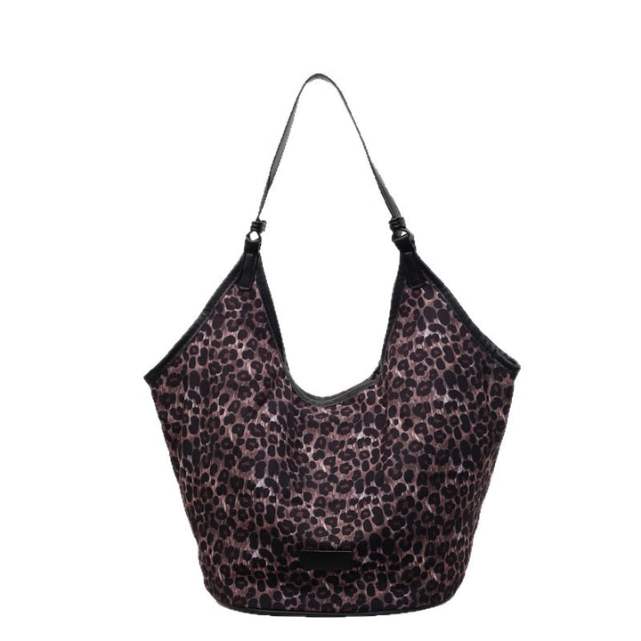 Casual Leopard Print Hobo Bag Bowlift
