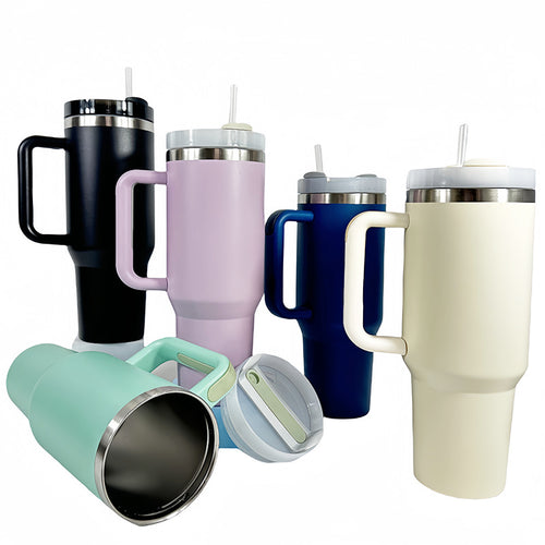 Women's Insulated Drinking Cup with Practical Handle Bowlift