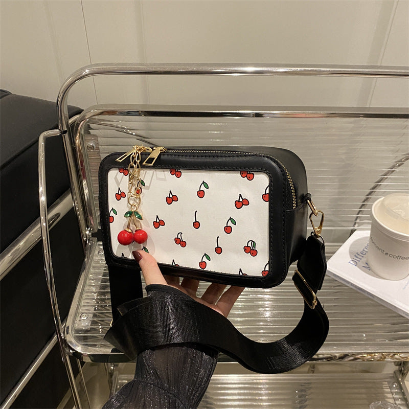 Fun Cherry Print Crossbody Bag Bowlift