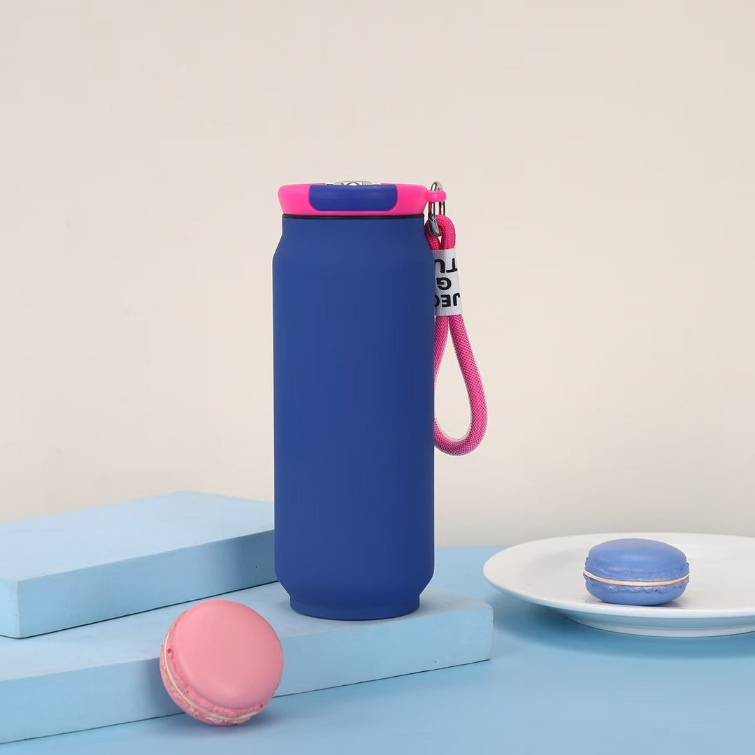 Women insulated water bottle with practical carry handle Bowlift