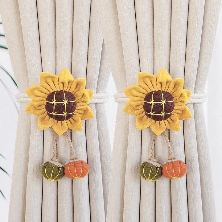 Decorative curtain flower clips Bowlift