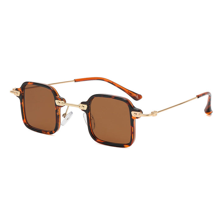 Ladies square fashion sunglasses with stylish metal frame Bowlift