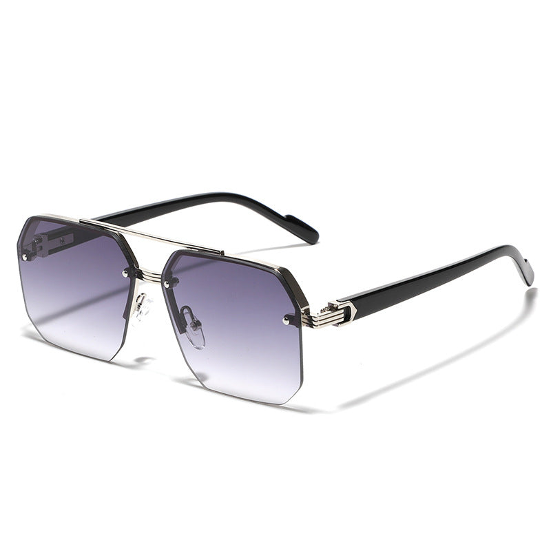Ladies hexagonal sunglasses with elegant metal frame Bowlift