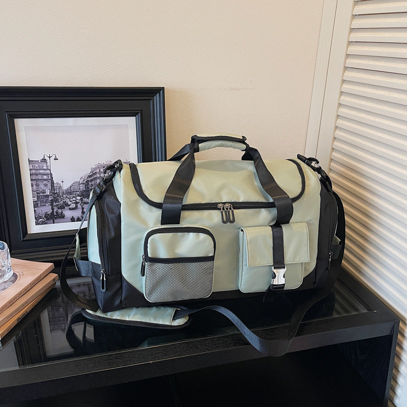 Sporty multifunctional travel bag with external pocket Bowlift