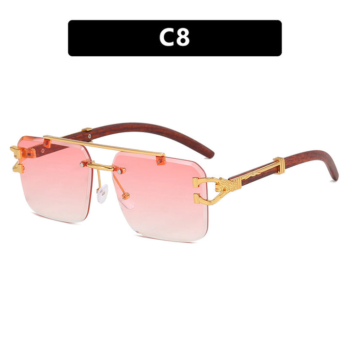 Women's fashionable glasses with innovative frame and luxurious wood detail Bowlift
