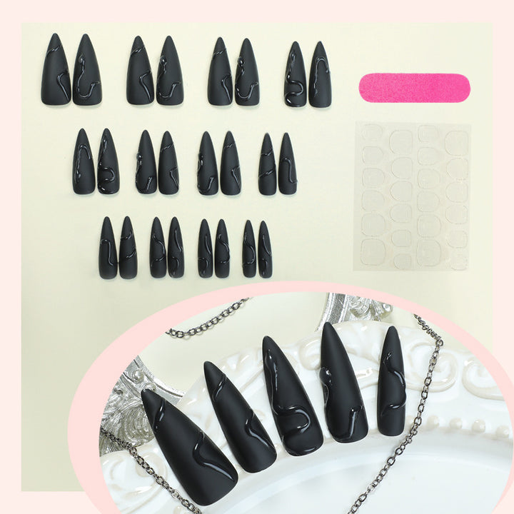 Nail art set with glittering crystal embellishments Bowlift