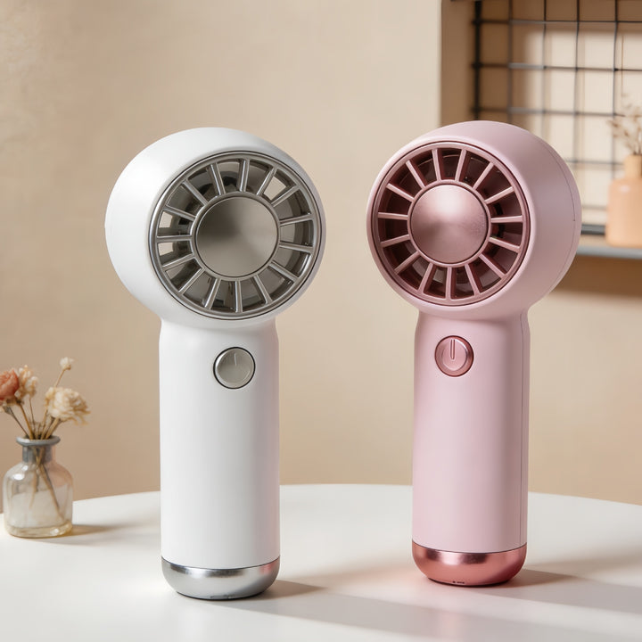 Hand fan with USB charging function and ergonomic design Bowlift