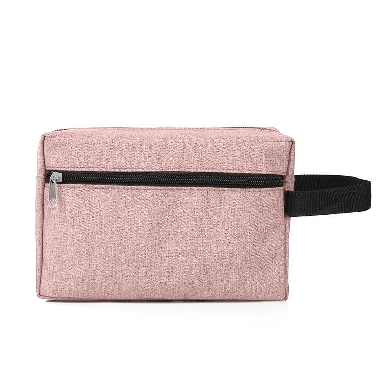 Practical cosmetic bag with two zippers Bowlift