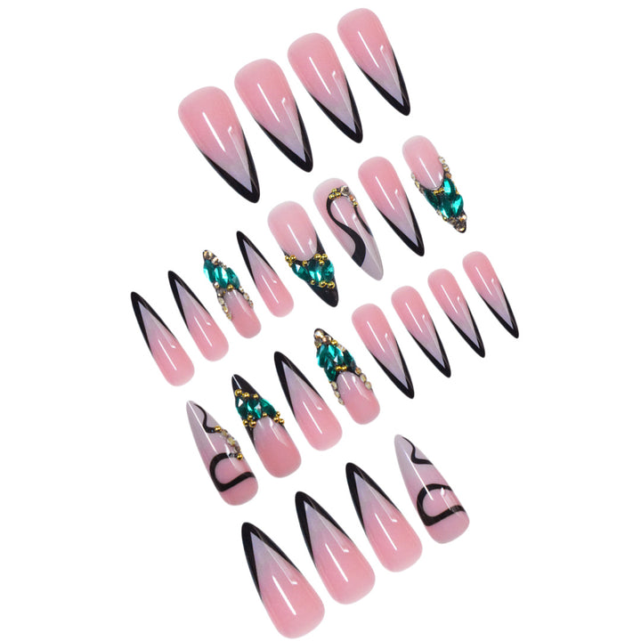 Artistic Sculpted Press-On Nail Extensions Bowlift