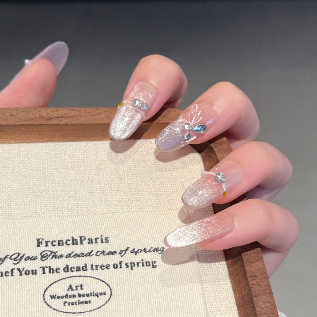 Decorative 3D Embellished Nail Extensions Bowlift