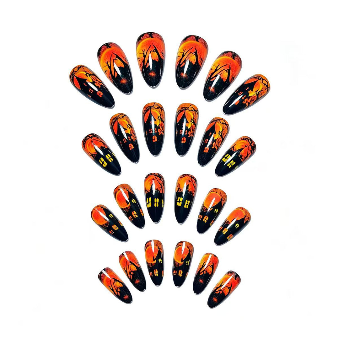 Art Nails in Creative Halloween Design Bowlift