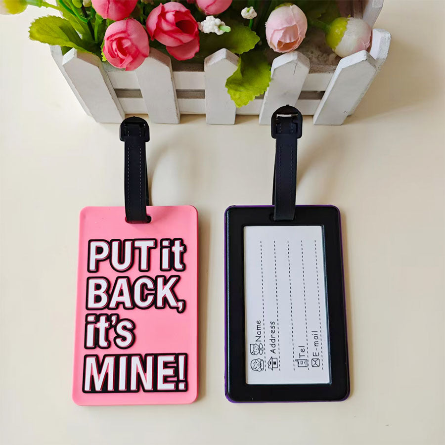Unisex Playful Statement Luggage Identifier Bowlift