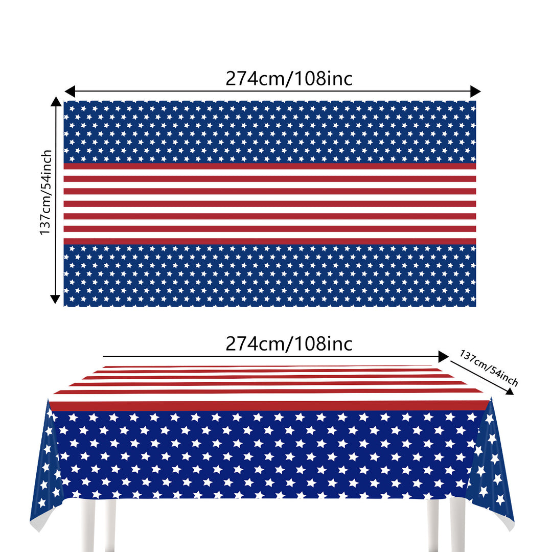 Unisex decorative paper napkins set anniversary motif USA square disposable Bowlift