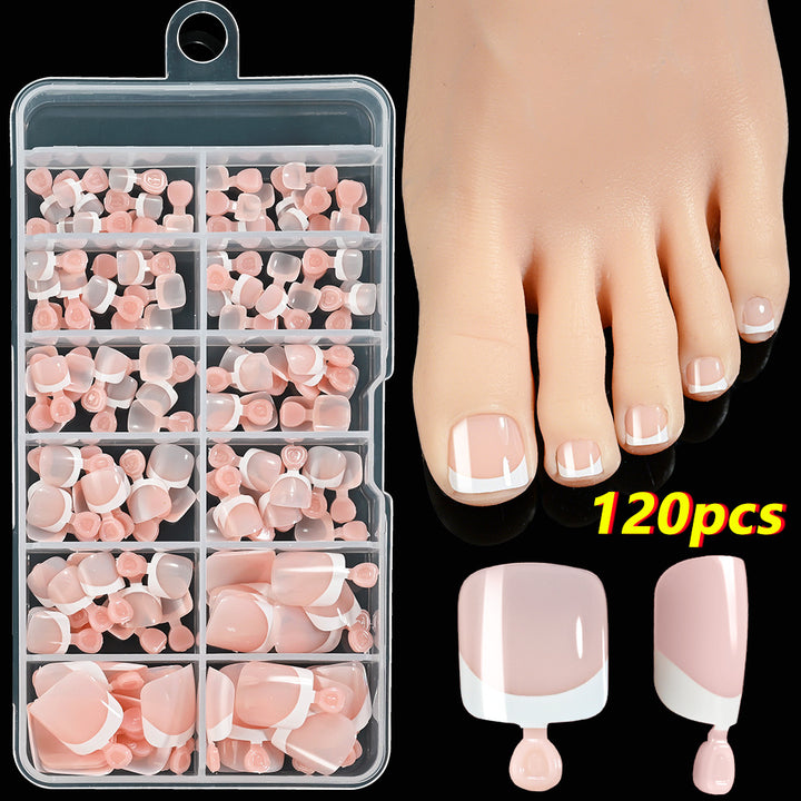 Premium French Tip Toenail Art Set Bowlift