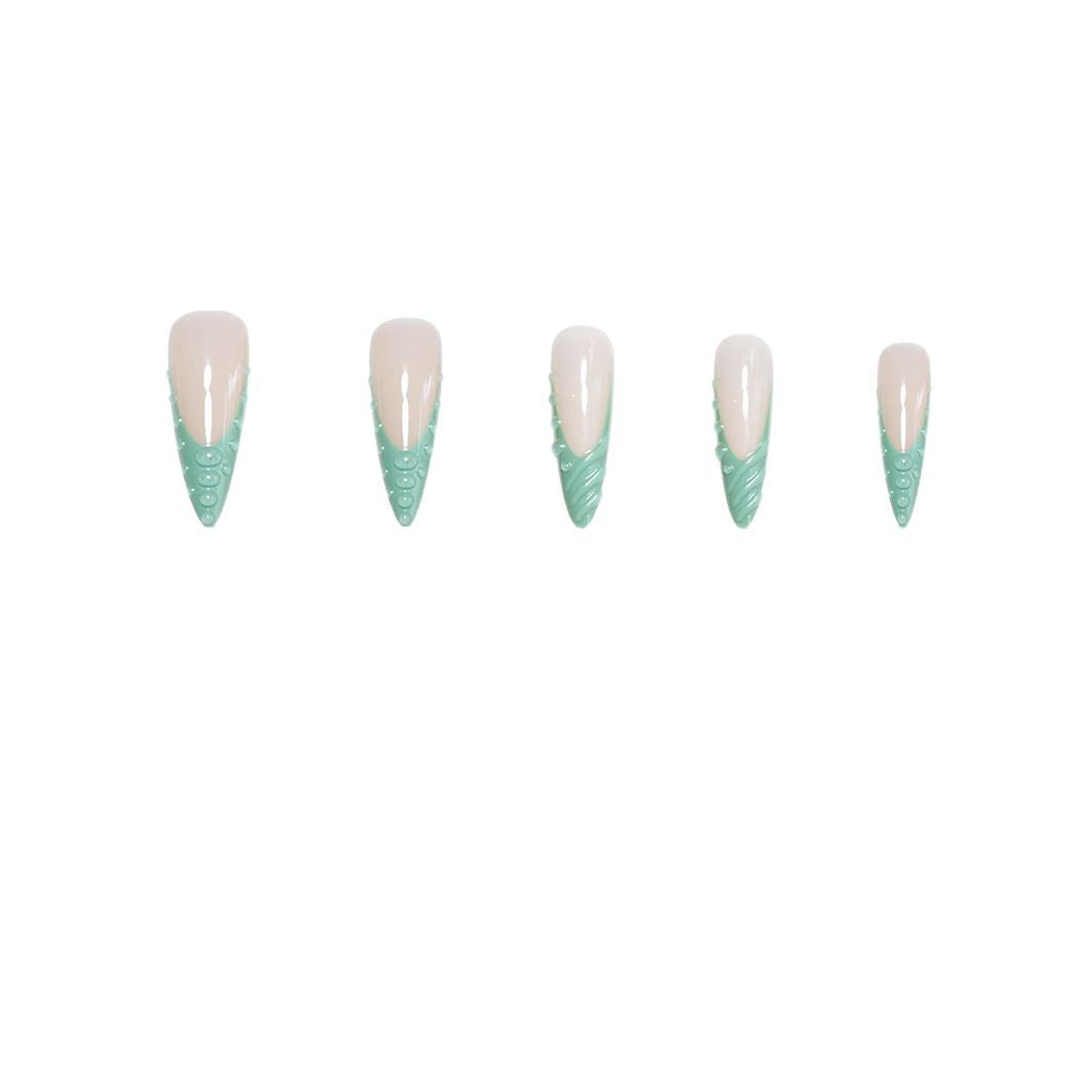 Intricate 3D Sculpted Nail Enhancements Bowlift