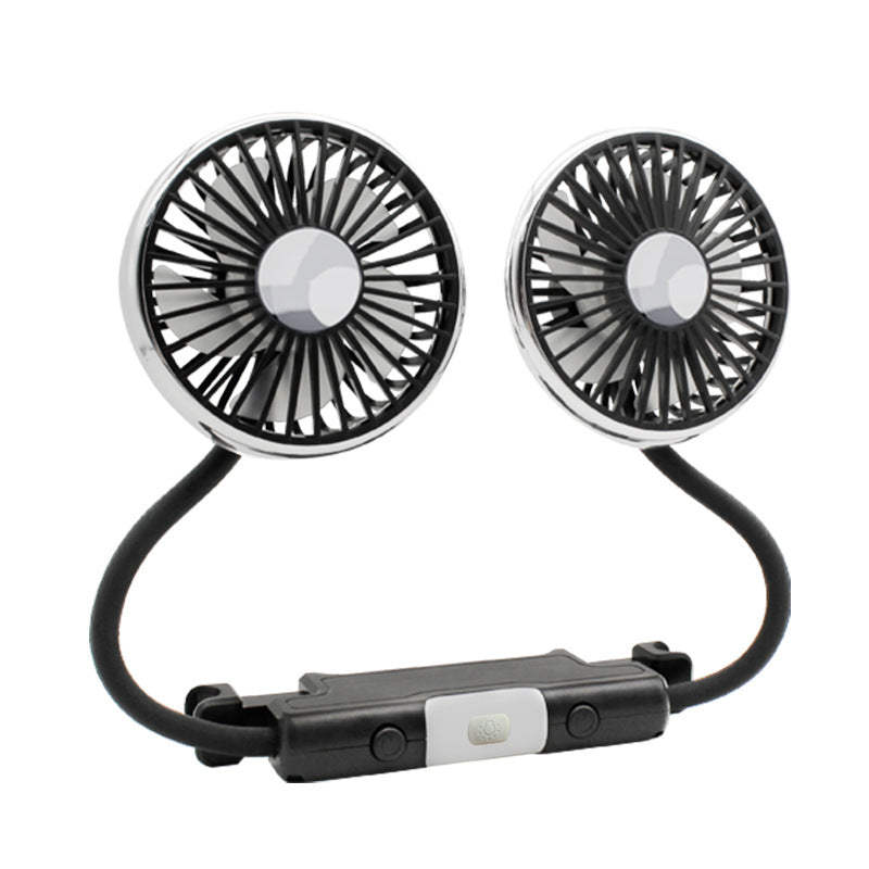 Unisex Dual-Function Rechargeable Clip-On Fan Bowlift