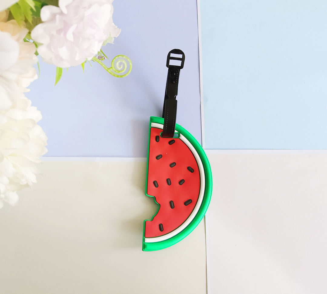 Unisex Novelty Strawberry-Shaped Luggage Tag Bowlift