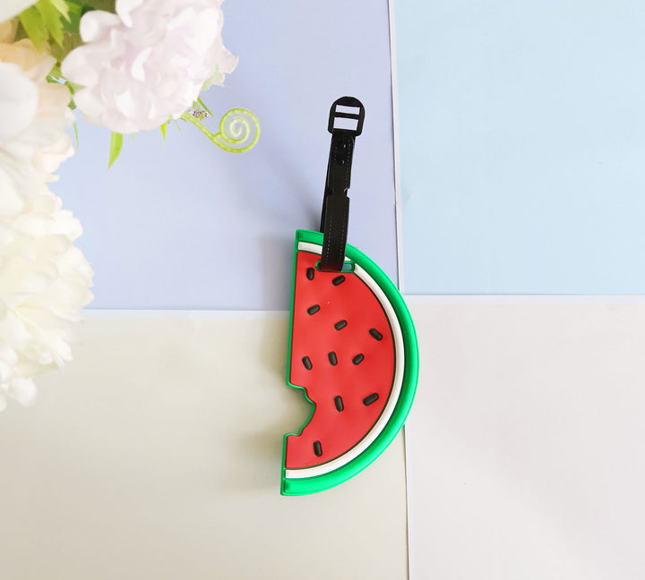 Unisex Novelty Strawberry-Shaped Luggage Tag Bowlift