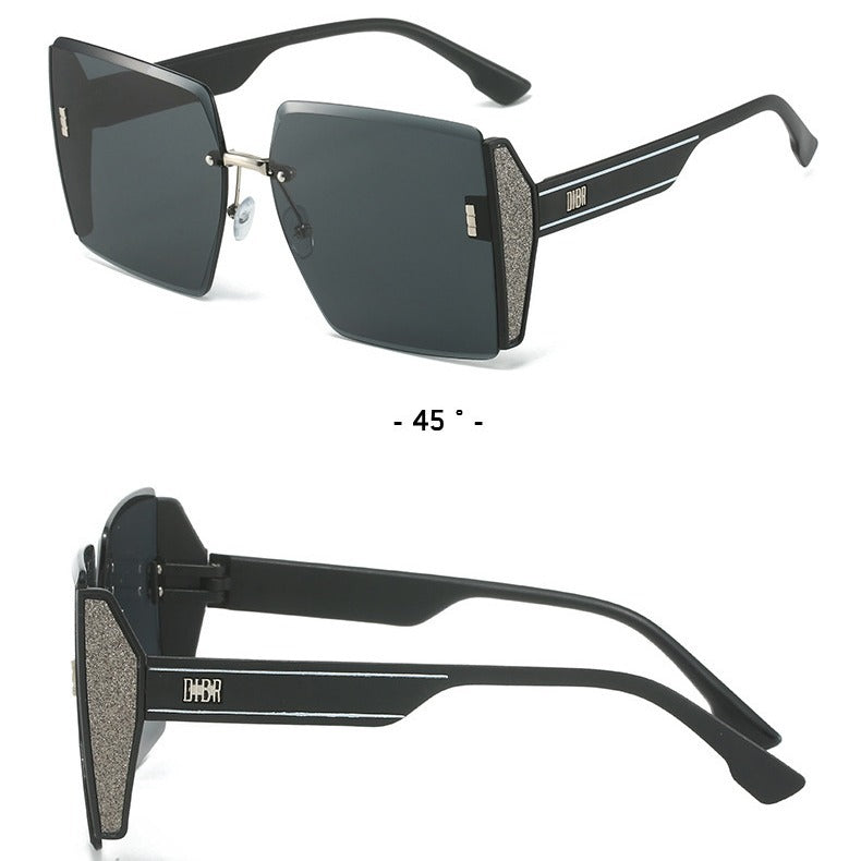 Women's stylish and fashionable geometric sunglasses Bowlift