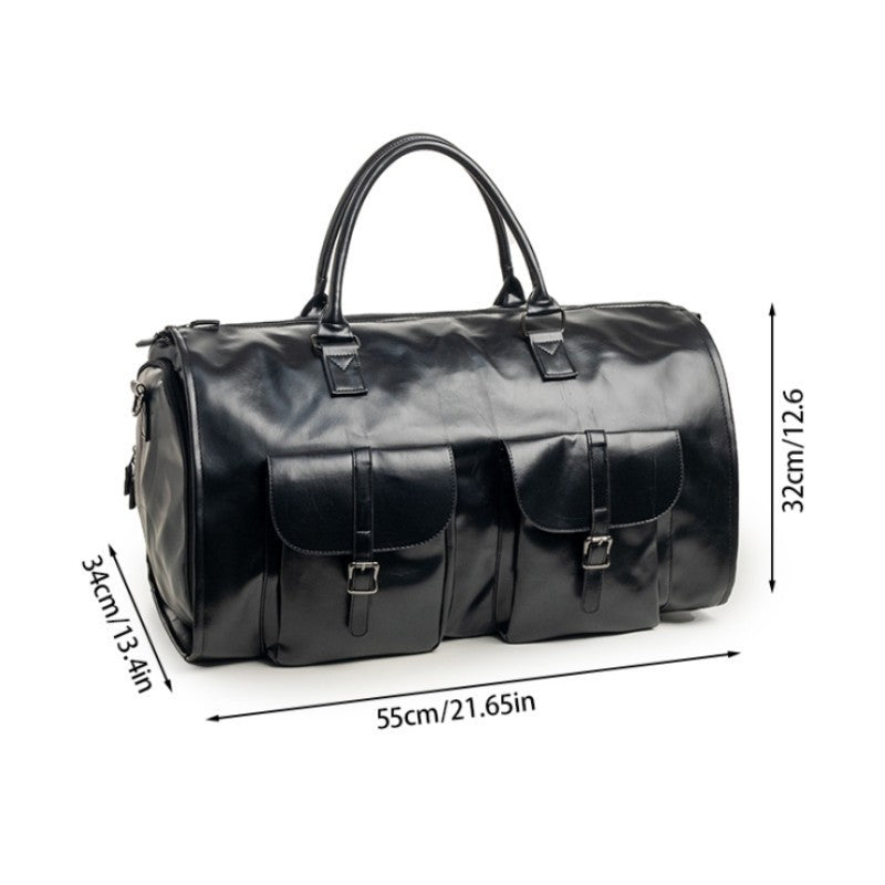 Elegant Travel Bag with Integrated Suit Compartment Bowlift